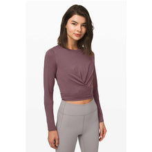 Load image into Gallery viewer, Lululemon Time to Restore Long Sleeve Top Antique Bark 4