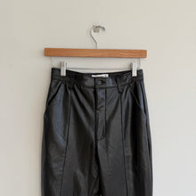 Load image into Gallery viewer, Abercrombie & Fitch The Skinny Ultra High Rise Faux Leather Pants Black 28