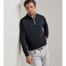 Load image into Gallery viewer, Peter Millar Crown Sport Perth Performance Quarter-Zip Sweatshirt Black XL