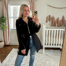 Load image into Gallery viewer, Metro x Kristen Blake Trench Coat Black M