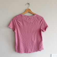 Load image into Gallery viewer, Anthropologie Flamingo Print Crew Neck Short Sleeve T-Shirt Pink S