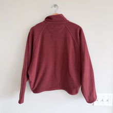 Load image into Gallery viewer, Outdoor Voices RecFleece Snap Midlayer Dolman Sleeve Jacket Red XS