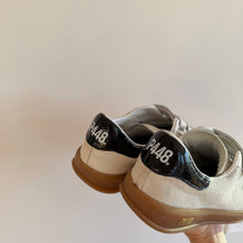 Load image into Gallery viewer, P448 Capri Cream Monza Velcro Suede Leather Sneakers Cream 39