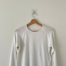Load image into Gallery viewer, Lululemon Light Speed Long Sleeve Top White 10