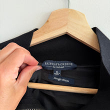 Load image into Gallery viewer, Fairway & Green Baruffa Merino Long Sleeve 1/4 Zip Windsweater Black XXL