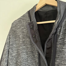 Load image into Gallery viewer, Lululemon Cocoon Car Coat in Black / Coco Pique Black / Shine Dot Black