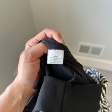 Load image into Gallery viewer, Anthropologie Eva Franco Floral Embroidered Back Slit Pencil Skirt Black 2