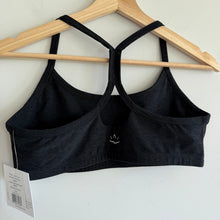 Load image into Gallery viewer, Beyond Yoga Spacedye Slim Racerback Activewear Sports Bra Darkest Night L NWT