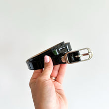 Load image into Gallery viewer, Longchamp Patent Leather Belt Black OS
