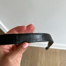 Load image into Gallery viewer, Brooks Brothers 346 Genuine Leather Belt Black M