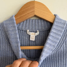 Load image into Gallery viewer, Lunya Cozy Cotton Silk Crew Neck Knit Pullover Sweater Blue XS NWT