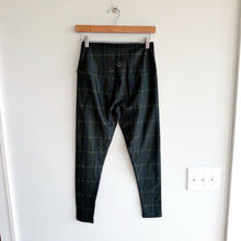 Load image into Gallery viewer, Beyond Yoga SoftMark High Waisted Midi Legging Dark Olive Preppy Plaid L