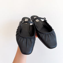 Load image into Gallery viewer, Steve Madden Gisele Mary Jane Mule Leather Upper Slide Clog Shoes Black 9.5