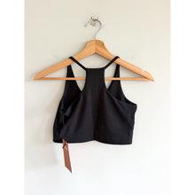 Load image into Gallery viewer, Girlfriend Collective Float Cleo Halter Workout Sports Bra Black S NWT