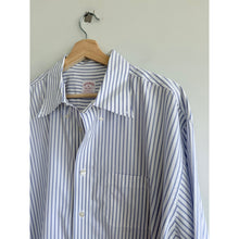 Load image into Gallery viewer, Brooks Brothers Striped Madison Fit Long Sleeve Button Down Shirt Blue White XL