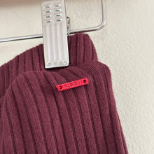 Load image into Gallery viewer, N:Philanthropy Revolve Reign Ribbed Pull On High Rise Pants Space Cherry XS