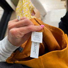 Load image into Gallery viewer, J. Crew Wool High Rise Sailor Gold-Button Accent A-Line Mini Skirt Yellow 8