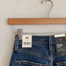 Load image into Gallery viewer, Levi's Ribcage Straight Ankle Denim High Rise Jeans Blue 23 NWT