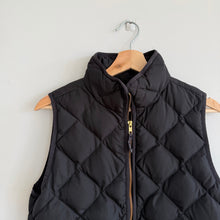 Load image into Gallery viewer, J. Crew Excursion Zip Up Mock Neck Outdoor Casual Quilted Vest Black S