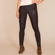 Load image into Gallery viewer, Peace Of Cloth Chantal High Rise Leather Leggings Black XS