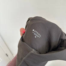 Load image into Gallery viewer, Athleta Conscuos Crop Bikini Top Dark Gray M