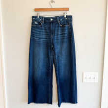 Load image into Gallery viewer, Paige Anessa Ultra High Waisted Wide Leg Ankle Jeans Medium Wash Blue 32