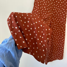 Load image into Gallery viewer, Madewell Tall Huston Pull-On Crop Pants in Inkspot Dots ST