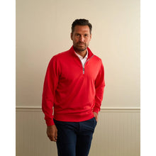 Load image into Gallery viewer, Fairway & Greene Caves Mock Neck Quarter-Zip Pullover Sweatshirt Red XL