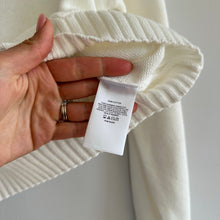 Load image into Gallery viewer, Express Knit Cropped Sweater White XS NWT