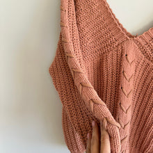 Load image into Gallery viewer, The Standard. V-Neck Long Sleeve Knit Pullover Chenille Sweater S