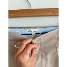Load image into Gallery viewer, Peter Millar Salem Performance Golf Zip Front Chino Shorts Cream 38