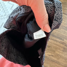 Load image into Gallery viewer, Ann Taylor Margo Silk Printed Trousers Black Silver 0