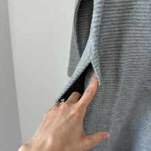 Load image into Gallery viewer, J. Jill Ribbed Knit Round Neck Long Sleeve Sweater Dress Gray Heather M NWT