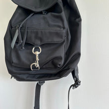 Load image into Gallery viewer, Rebecca Minkoff Bikeshare Nylon Backpack Black