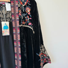 Load image into Gallery viewer, Johnny Was Claude Velvet Tier Duster Cardigan S NWT