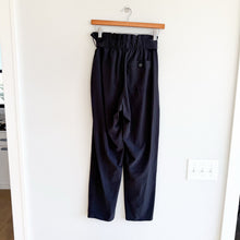 Load image into Gallery viewer, Athleta Skyline II Stretch Belted Tie Waist Wide Leg Pants Black 6