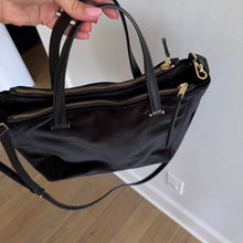 Load image into Gallery viewer, Kate Spade Dawn Place Velvet Kona Satchel Crossbody Bag Black