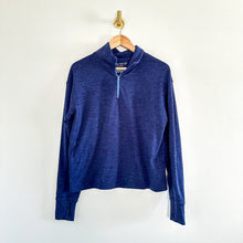 Load image into Gallery viewer, Outdoor Voices 1/4 Zip Pullover Sweater Blue M