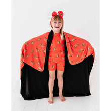 Load image into Gallery viewer, Bums & Roses Go Get Em Tiger Natural Bamboo Bum Bum Blanket Red
