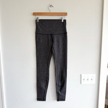 Load image into Gallery viewer, Lululemon Wunder Under High Rise Leggings Variegated Knit Heathered Black 6