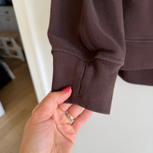 Load image into Gallery viewer, Lululemon Scuba Oversized Funnel-Neck Full Zip Sweatshirt Espresso Brown M