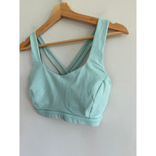 Load image into Gallery viewer, Lululemon Free To Be Serene Strappy Activewear Yoga Sports Bra Tonic Sea 8