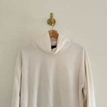 Load image into Gallery viewer, Sanctuary Kyla Mock Neck Fleece Pullover Sweater Ivory S