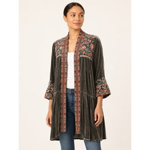 Load image into Gallery viewer, Johnny Was Claude Velvet Tier Duster Cardigan S NWT