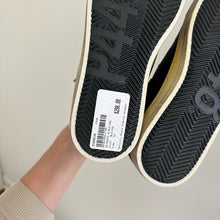 Load image into Gallery viewer, P448 Metallic Skate High Top Lace Up Sneakers Black/Gold 37