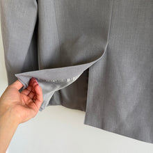 Load image into Gallery viewer, Seven Lab Single-Breasted Skull Embellished back Notch Lapel Lined Blazer Gray L
