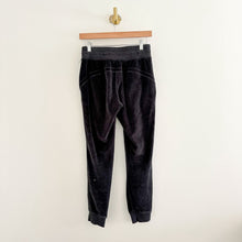 Load image into Gallery viewer, Lululemon Warm Down Jogger *Velour in Heathered Black 4