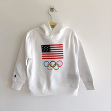 Load image into Gallery viewer, Polo Ralph Lauren Team USA Winter Olympics '26 Hoodie Sweatshirt White 4 NWT