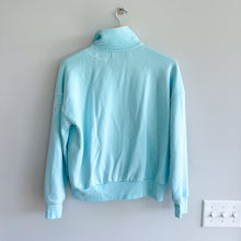 Load image into Gallery viewer, G/FORE "Pray for Birdies" French Terry 1/4 Zip Pullover Blue XS