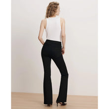Load image into Gallery viewer, Veronica Beard Beverly Skinny Flare High Rise Jeans Onyx Black 32